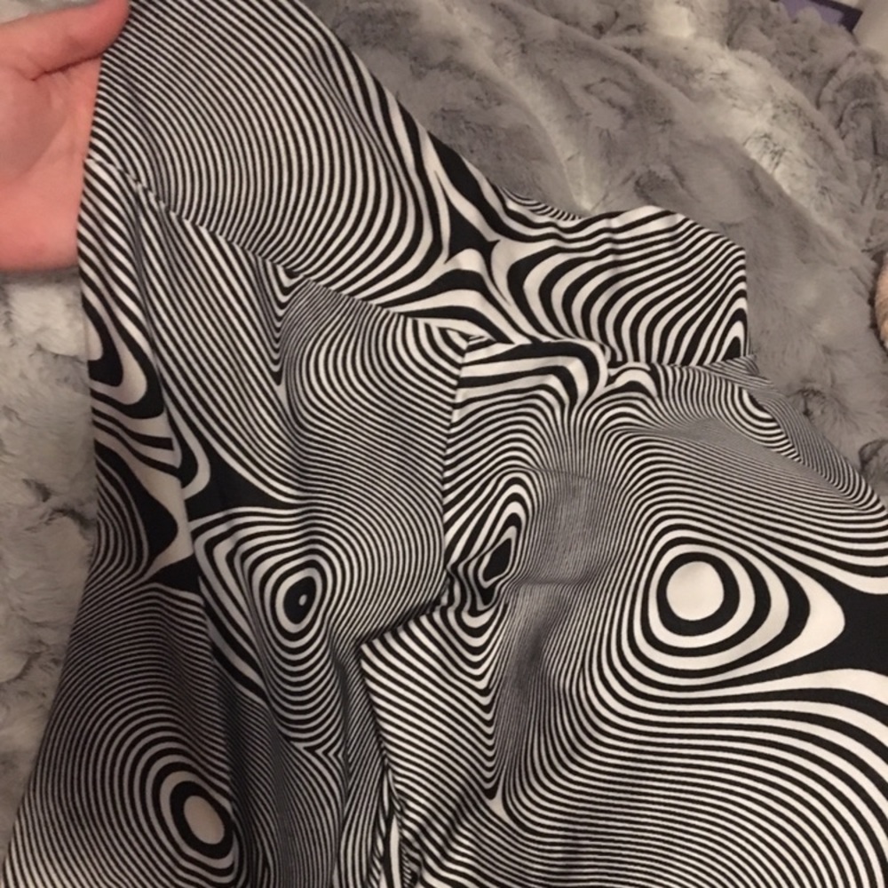 *SOLD* Trippy print flare bell bottoms